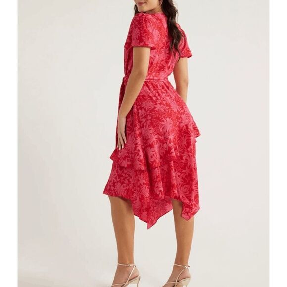 Sofia Jeans Faux Wrap Dress - Picture 1 of 1